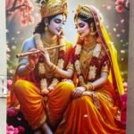 radha krishna 16x24 inch