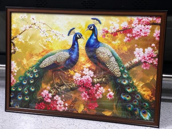 Glass Frame Borderless With canvas print 2x3 fit