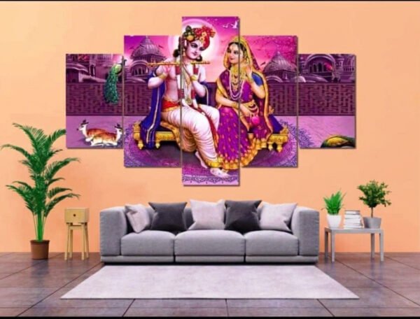 radha krishna 2x3 fit canvas