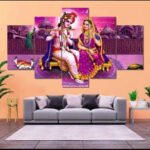radha krishna 2x3 fit canvas