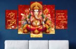 Ganesh 2x3 fit five panel canvas