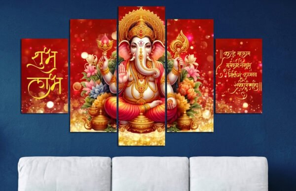 Ganesh 2x3 fit five panel canvas