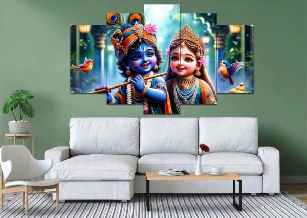radha krishna 2x3 fit canvas