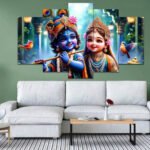 radha krishna 2x3 fit canvas