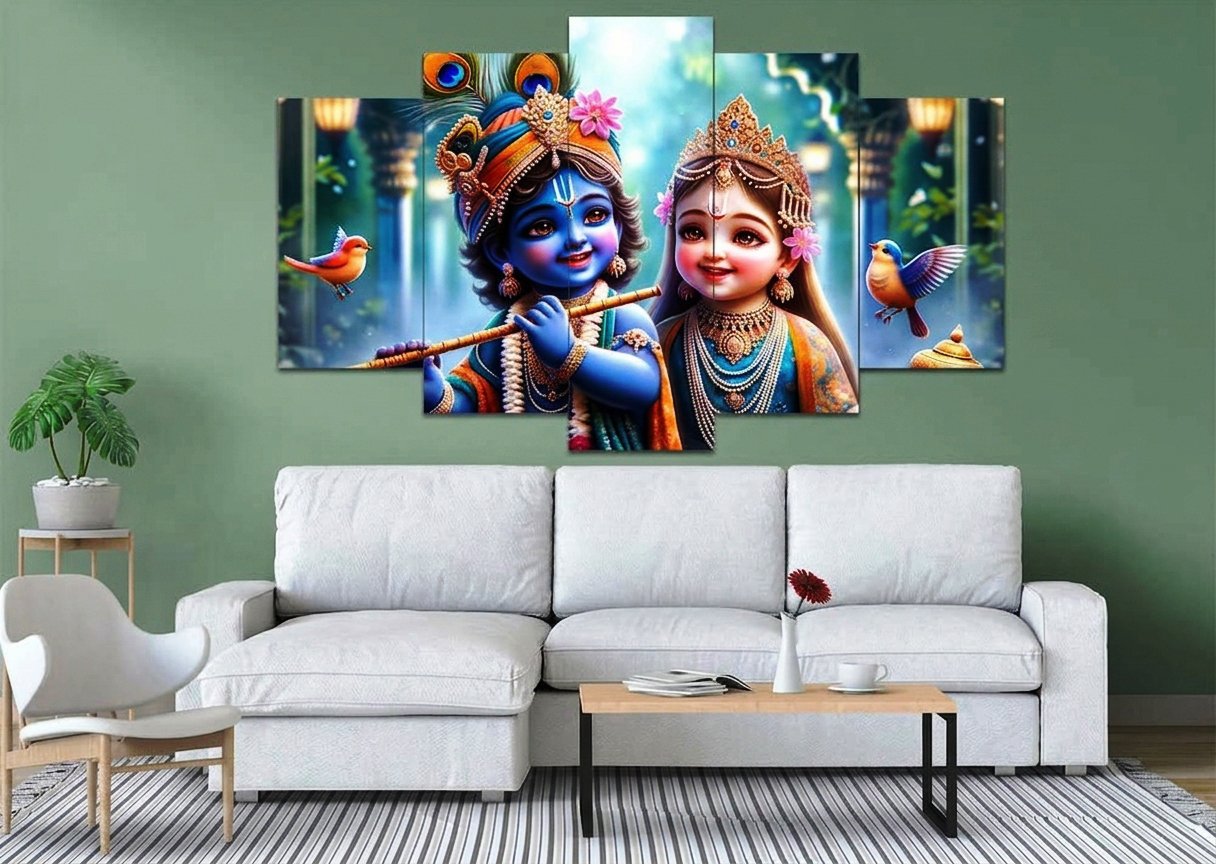 32 radha krishna 2x3 fit canvas - Image 1