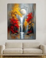Wall panting Moon 2x3 fit