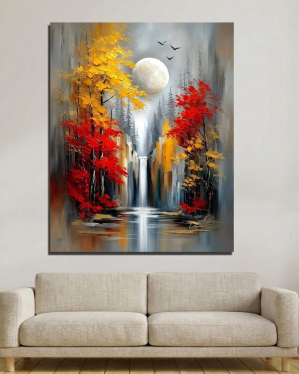 Wall panting Moon 2x3 fit