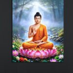 Wall Canavas Beautiful Buddha 2x3 Fit