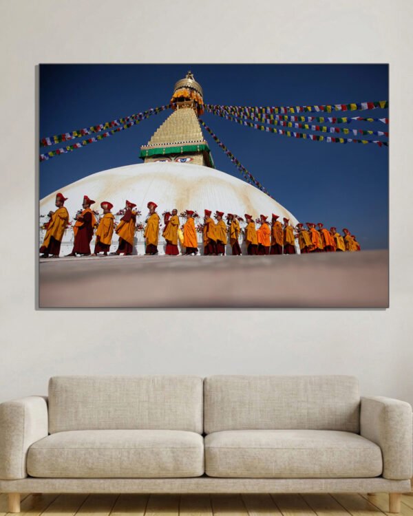 Baudha Stupa Real Picture 2x3 Fit Canvas