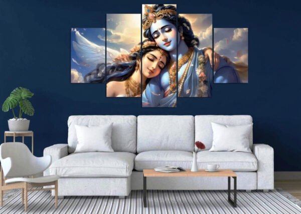 radha krishna 2x3 fit five panel