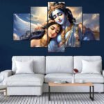 radha krishna 2x3 fit five panel