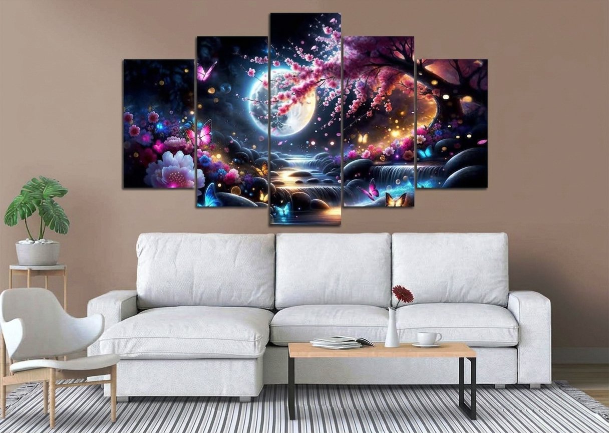 40 moon night 2x3 fit five panel - Image 1