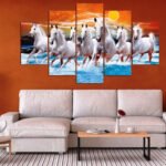 five panel horse 2x3 fit canvas