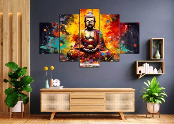 Buddha 2x3 Fit five panel canvas
