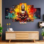 Buddha 2x3 Fit five panel canvas