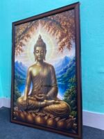 Buddha canvas and fram glass 2x3 fit