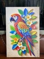 Wall Parrot Canvas