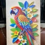 Wall Parrot Canvas