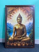 Buddha canvas and fram glass 2x3 fit - Image 2