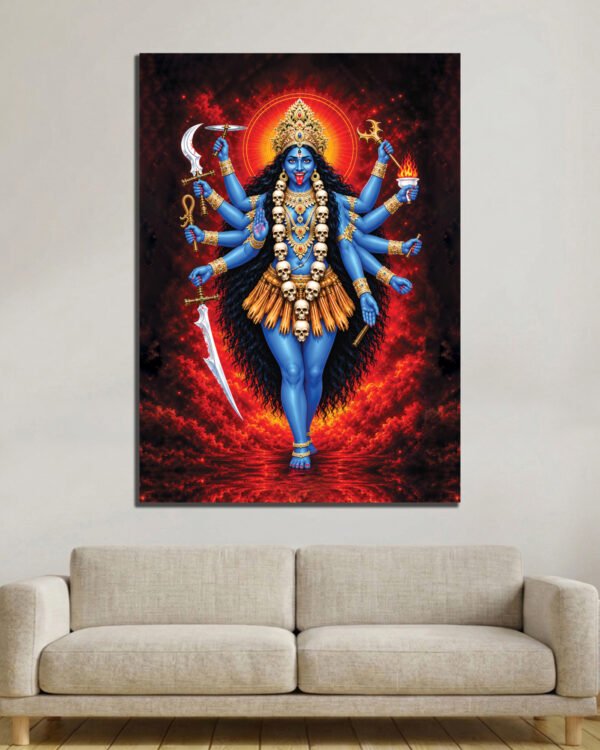 Kali Mata Canvas Print 2x3 fit